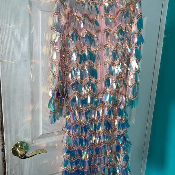 NWT Prom Dress, club dress, off shoulder, fitted - Picture 3 of 3